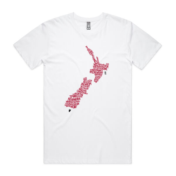 Life FM Towns Map - White - ascolour/STAPLE TEE Thumbnail