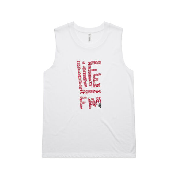 Life FM Towns Logo - White - ascolour/WO'S UPSIDE TANK Thumbnail